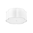 thumbnail image 4 of Millennium Lighting   3 Light Flush Mount Fixture Matte White, 4 of 5