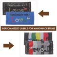 thumbnail image 4 of Miangastore 100pcs Handmade with Love Tags Sew In Labels Crochet Supplies Personalized Sewing Labels, 4 of 8
