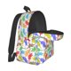thumbnail image 5 of Disketp Colored Armadillos Mochila Escolar de Gran Capacidad y Peso Ligero, Mochila de Viaje Ideal para Escuela, Trabajo y Uso Diario, Cómoda y con Estilo, 5 of 8
