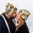 thumbnail image 5 of Zufioo Hot Dog With One Sausage Print Adult Knitted Hat, Unisex Cuffed Brimless Ski Hat, Suitable for Autumn and Winter, 5 of 6