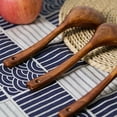 thumbnail image 3 of Kitchen Long Handle Wooden Dessert Rice Soup Spoon Teaspoon Cooking Utensil, 3 of 10