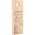 thumbnail image 3 of Wooden Fishhook Ruler Fishing Fishhook Gauge Lightweight Compact Fish Hook Measuring Contrast Ruler, 3 of 5