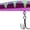 Bad Anaconda, variant on Berkley Finisher, 3.5 in, Glide Baits, Chrome Red Perch (1 Count)