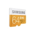 thumbnail image 2 of Tarjeta de memoria Samsung EVO 64GB 48MB/s Micro SDXC con adaptador, 2 of 5