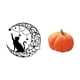 thumbnail image 5 of Arte De Pared Místico De Gato Negro Y Luna, Y Almohada De Peluche De Calabaza De Halloween, Decoración Para Amantes De Los Gatos, Escultura De Cojín Para Sofá O Dormitorio, Regalo, 5 of 8