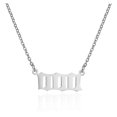 thumbnail image 2 of Couple Fashion Classic Gold Number Necklace Accessories Clavicle Pendant Necklace---Product code 50456, 2 of 4