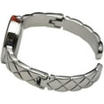 thumbnail image 3 of Blekon Collections Japanese Quartz Women's 28mm Case Classical Design Triangular Patterned Cuff Bangle Watch, 3 of 5