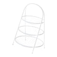 thumbnail image 2 of Cesta de frutas portátil de hierro que ahorra espacio, cesta de pie multiusos para Blanco de 3 niveles, 2 of 9