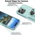 thumbnail image 4 of iPhone 15 Pro Max Case, 2 in 1 Phone Case for iPhone 15 Pro Max 6.7", Takfox Rubber & Rugged Shockproof Protection Heavy Duty with Ring Stand Kickstand Cover,Mintgreen, 4 of 12
