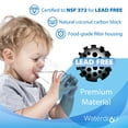 thumbnail image 6 of Waterdrop MWF Refrigerator Water Filter, Replacement for GE® SmartWater MWF, MWFINT, MWFP, MWFA, 6 of 8