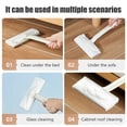 thumbnail image 4 of Fiudx Ofertas y liquidaciones Fregona de tela con Clip, toallitas húmedas desechables, eliminación de suciedad electrostática, manchas de escritorio, lavado a mano, limpieza práctica, 4 of 6