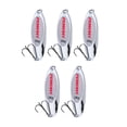 thumbnail image 3 of Cucharas de Pesca Zulema 5 Cebos y Señuelos de lubina Plata 35g, 3 of 8