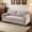Camel, variant on Arouseden 81" Black Modern Loveseat Sofa,Comfy Modern Small Couch with 2 Back Cushion and 2 Pillows,Cloud Loveseat Couches for Living Room