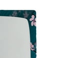 thumbnail image 3 of Ambesonne Japanese Fitted Sheet, Sakura Bloom Pattern, Queen Size, Petrol Blue Pale Pink, 3 of 3