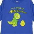 thumbnail image 4 of Inktastic I'm Gonna Be a Big Brother-dino Boys Long Sleeve Toddler T-Shirt, 4 of 5