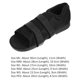 thumbnail image 3 of Zapatos ajustables y anchos para cirugía de pulgar valgo deforme por lesión (MM negro), 3 of 7