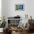 thumbnail image 4 of Art.com Hawksbill Turtle - Eretmochelys Imbricata Floats under Water. Maldives Indian Ocean Coral Reef. Photographic Print by Andrey Armyagov, Black Frame Wall Art, 29" x 21", 4 of 5