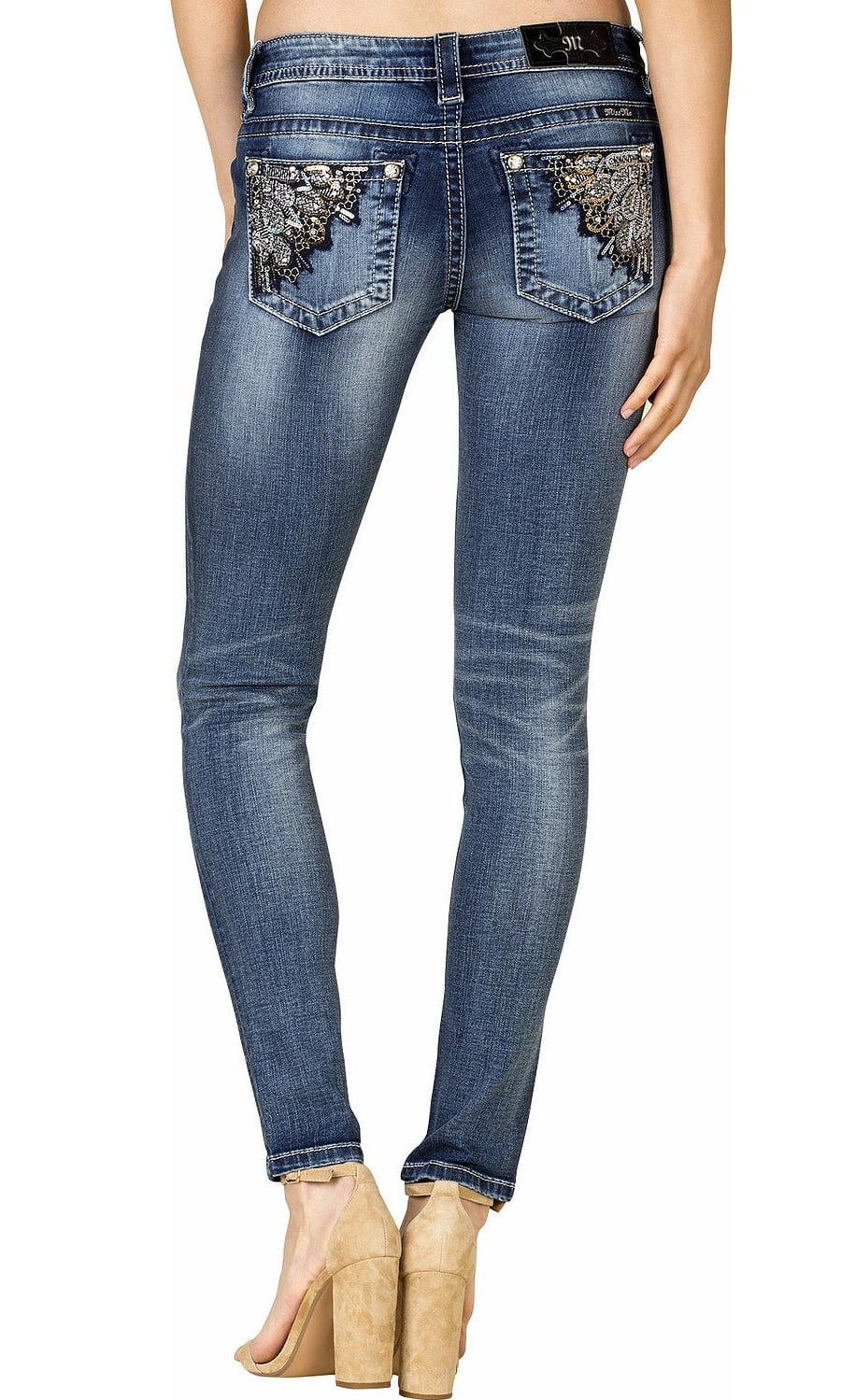 Miss Me Women's Angle Embellished 