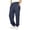 Navy, variant on KyCheLot Boys Cotton Linen Pants Casual Loose Elastic Waist Straight Leg Summer Long Pants 5-15 Years