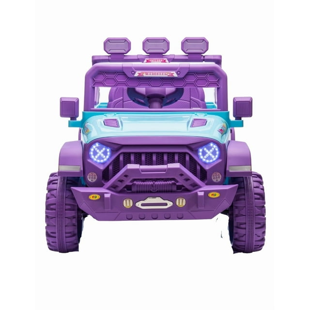 PINGÜE® Montable Eléctrico Niños Jeep Unicornio 12V 7AH | Control Remoto 2.4 GHz | Batería 12V 7AH |8 Km/h | 2 Motores 35W |Luces LED, Música, Radio|