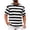 Black, variant on Men's Striped Print Crew Neck Short Sleeve Workout T-Shirt Breathable Athletic Summer Gym Fitness Sports Quick Dry Top Green XL