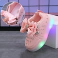 thumbnail image 5 of MYShe Little Boy Sneakers Kids Fashion Sneaker Athletic Running Shoe with One Strap Boys Girls,Pink,Size 5.5, 5 of 7