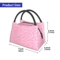 thumbnail image 2 of Easygdp Breast Cancer Awareness Bolsa de Almuerzo Insulada Reutilizable, Bolsa de Mano y Bandolera para Oficina, Trabajo, Viajes, 2 of 6