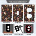 thumbnail image 3 of Yayeee Duplex Wall Plate 1-Gang 4.5"x2.7" Home Receptacle Light Switch Decorative Outlet Cover, Chocolate Cakes, 3 of 7