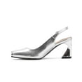thumbnail image 3 of Ninety Union LORAINE Metal Heel Slingback, Silver, 9, 3 of 4