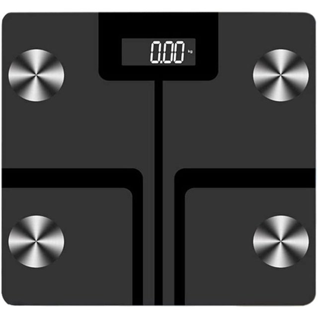 Báscula de grasa corporal con Bluetooth, báscula de peso para ba?o, monitor de composición corporal, analizador de salud con aplicación de teléfono inteligente para peso corporal, grasa, agua, IMC ZefeiWu 8390614048621