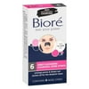 Biore Deep Cleansing Charcoal Pore Nose Strips, With Natural Charcoal - 6 ea, 6 Pack