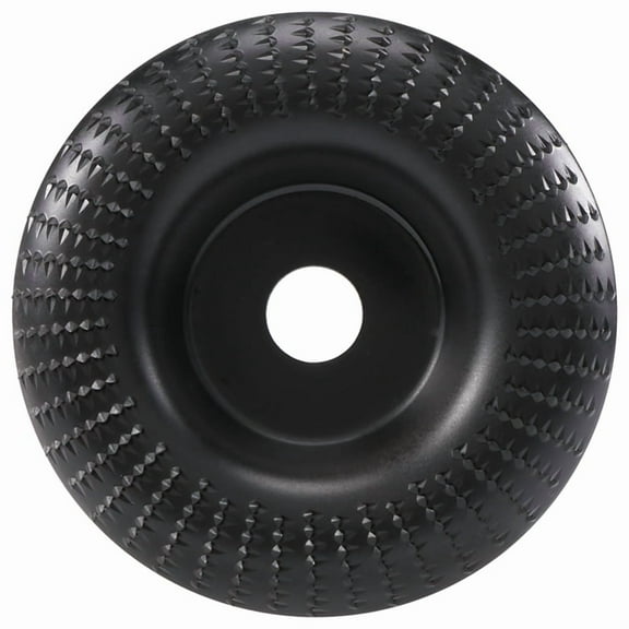Grinder Wheel Disc 4 Inch Wood Shaping Wheel, Wood Grinding Shaping Disk for Angle Grinders with 5/8inch Arbor