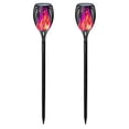 thumbnail image 4 of YouLoveIt 2 PCS Solar Power Torch Light 33/96 LED Flickering Flames Torches Lights Outdoor Landscape Decoration Solar Garden Lights Waterproof Solar Landscape Lights Decorative, 4 of 8