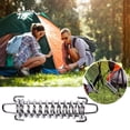 thumbnail image 3 of Tent Spring Buckle, 4Pcs Damping Spring Sunshade Heavy Duty Stainless Steel Awning Rope Tensioner Spring Camping Beach Tent, 3 of 5