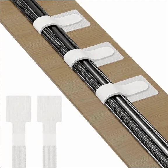30Pcs Reusable Velcro Cable Ties, Adjustable Cord Wraps for Data Cables, Computer Cable Organizer Management Straps for Desk Home Office