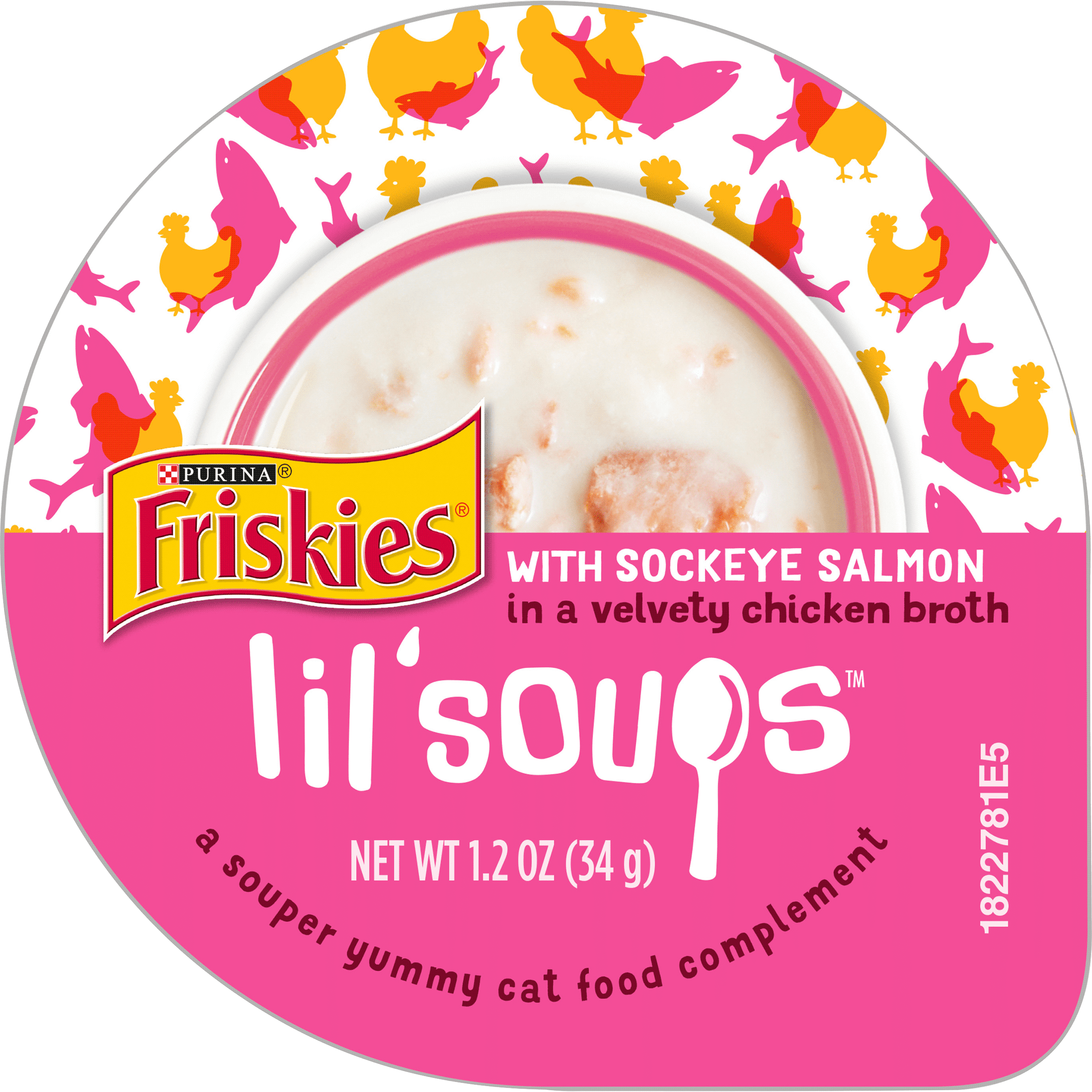 (8 Pack) Friskies Natural, Grain Free Wet Cat Food Complement, Lil