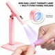 thumbnail image 1 of Lámpara de fototerapia portátil para uñas, soporte giratorio de 360 grados, lámpara multifuncional para hornear uñas., 1 of 5