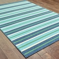 thumbnail image 3 of Oriental Weavers Meridian Indoor/Outdoor Rug - 9652F - 8'6" x 13' - in Blue/ Green - Nautical & Coastal, Water, Stain and Fade Resistant, Hose Clean, Patio, Outdoor Living Area Rug, 3 of 4
