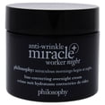 thumbnail image 2 of Philosophy Anti-Wrinkle Miracle Worker Night+ Line-Correcting Overnight Cream 650672 60ml/2oz, 2 of 9
