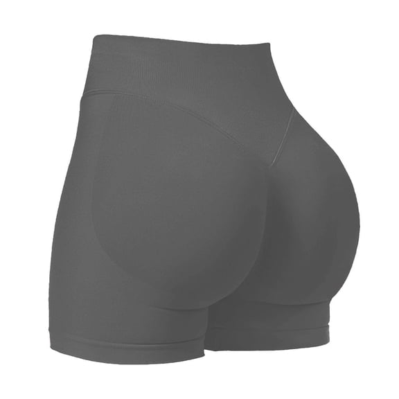 Three High Yoga Shorts For Fitness Training Performance Stretch Everyday Workouts Gym Athletic Activewear Running Squat Breathable -Wicking Comfortable Waistband Side Pocket
