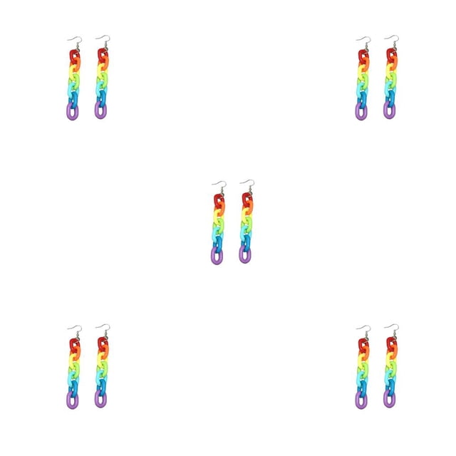 Sonducket 1 par de pendientes de estilo informal para mujer, pendiente de gota para senderismo y banquete, diseño Simple, joyería acrílica geométrica, Type2 NO2 Sonducket CBP298977