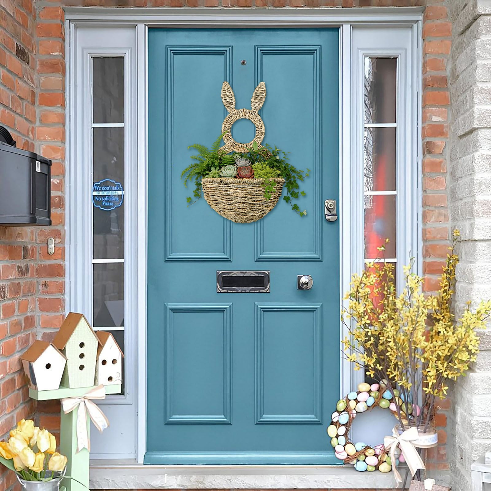 Clearance! YZEGDCH Easter Basket Easter Bunny Bags Easter Decorations for Easter Egg Hunts Decorations Candy Gifts Storage