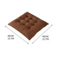 thumbnail image 2 of Solid Color Thickened Corduroy Chair Cushion, 18x18 Non-slip with Ties, Machine Washable & Comfortable for Long Sitting, for Dining Room, Office Chair, and Undergraduate Desk Use,Vsgery, 2 of 6