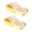 Yellow, variant on 2pcs Space Saving Interlocking Cold Brick Forms For refrigerator Organization