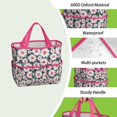 thumbnail image 4 of Daisy Flowers Garden Tools Bag, Water-proof Oxford Garden Tote Home Organizer Gardening Tool Bag Kit Holder with 8 Pockets for Indoor and Outdoor Gardening(Tools Not Included), 4 of 6