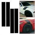 thumbnail image 3 of BLACK Car Hood Fender Stripe Decal Sticker FOR Dodge Challenger Charger Durango, 3 of 8