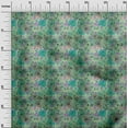 thumbnail image 3 of oneOone Polyester Lycra Light Mint Green Fabric Florals Quilting Supplies Print Sewing Fabric By The Yard 56 Inch Wide, 3 of 6