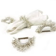 thumbnail image 3 of Fan Favorites Napkin RingColor: Cream & GoldSize: 4"x2.5"Set of 4, 3 of 9