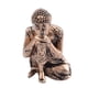 thumbnail image 2 of Estatua de Buda meditando - Decoraciones artísticas budistas - Escultura de resina premium Plata, 2 of 9