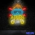 thumbnail image 2 of Handmadetneonsign Apres Ski Neon Sign, Skiing Light For Skiing Club Wall Art Ski Wall Decor 97617, 2 of 5